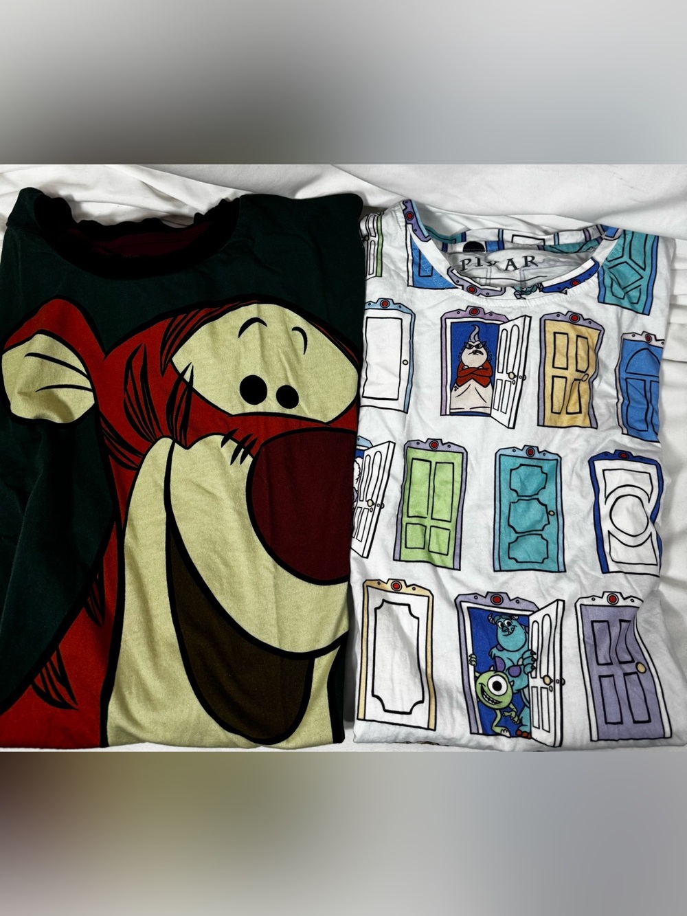 Set of 2 Disney/Pixar Night shirts/gowns Tigger size 3X Monster Inc 4XL
